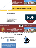 Educación Superior en El Siglo XXI