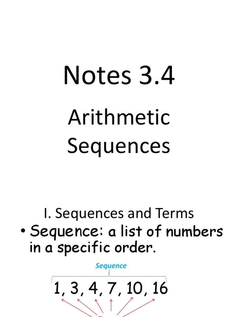 Understanding Arithmetic Sequences | PDF | Theoretical Computer Science ...