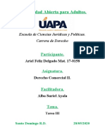 Tarea III- Derecho Comercial II- Ariel