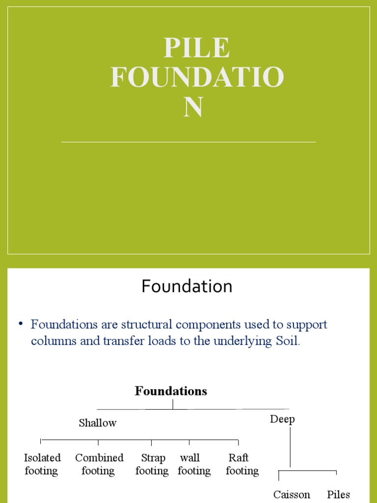 Chapter3 Deepfoundation | PDF | Deep Foundation | Foundation (Engineering)