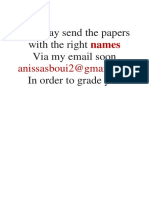 You May Send The Papers With The Right Via My Email Soon in Order To Grade You