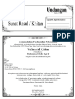 Contoh Undangan Sunat Rasul Atau Undangan Khitanan Dengan Microsoft Word-G-Tekno 1