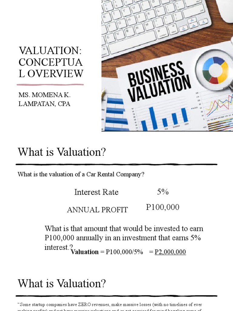 Conceptual Overview To Valuation | PDF | Valuation (Finance ...
