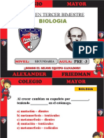 PRE 3 BIOLOGIA Y ANATOMIA TERCER BIMESTRE