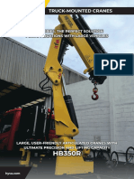 Truck-Mounted Cranes HB350R Lifts Heavy Loads