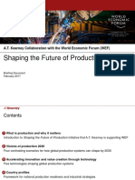 Shaping The Future of Production: A.T. Kearney Collaboration With The World Economic Forum (WEF)