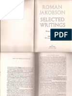 JAKOBSON, ROMAN, "Parts and Wholes in Language", Selected Writings II
