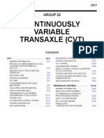 Continuously Variable Transaxle (CVT) : Group 23