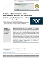 Modeling Urban Intersection Form: Measurements, Patterns, and Distributions