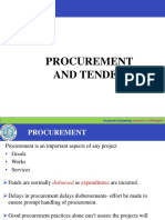 Procument and Tender