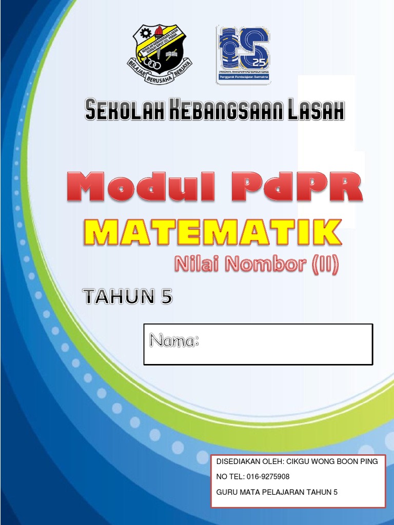 Modul Pdpr Tahun 5 Matematik Nilai Tempat Dan Nilai Digit Pdf