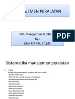 Manajemen Peralatan (Slide 8)