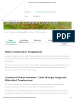 DS Group - Corporate Social Responsibility - Water Conservation