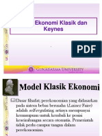 Teori Ekonomi Klasik & Keyness