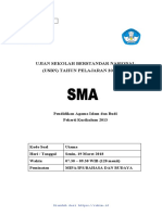 Soal Usbn Pai 2019