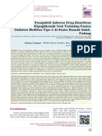 Studi Prospektif Adverse Drug Reactions Diabetes Mellitus Tipe 2 Di Suatu Rumah Sakit, Padang