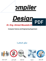 Compiler Design: Dr. Eng. Ahmed Moustafa Elmahalawy