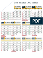 Template Kalender 2021 Masehi Format - PDF by Massiswo