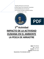 2da Actividad Impacto de La Actividad Humana - La Pesca de Arrastre