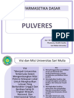 Farmasetika Dasar - Pulveres (Pertemuan 1)