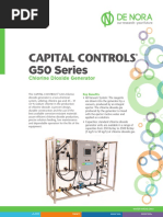 150-0100 CAPITAL CONTROLS® G50 Series Chlorine Dioxide Generator