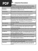 Industrial Revolution Vocab_key