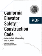 Title 24 Part 7 2007 California Elevator Safety Code