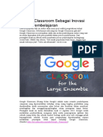 Google Classroom Sebagai Inovasi Media Pembelajaran