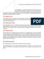 List of International Boundary Lines - GK Notes in PDF