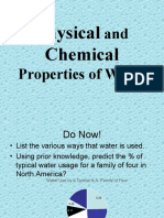 Physical and Chemical Properties of Water2