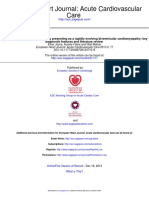 Care European Heart Journal: Acute Cardiovascular