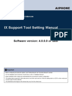 IX Series IX Support Tool Setting Manual