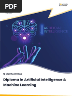 Diploma in AI and ML Brochure