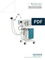 Heyer Modular Anaesthesia System - User Manual