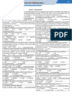 Industrial Mathematics: Assessment: Quiz 1 - Fractions