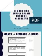 Materi 3 (Demand Dan Supply Dalam Ekonomi Kesehatan)