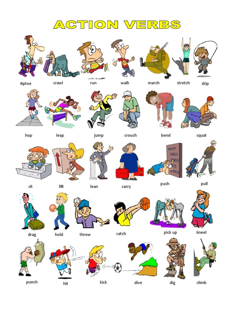Action Verbs for Movement | PDF