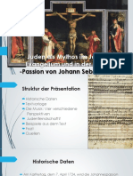 Juden Als Mythos in Johannes-Passion Von Bach