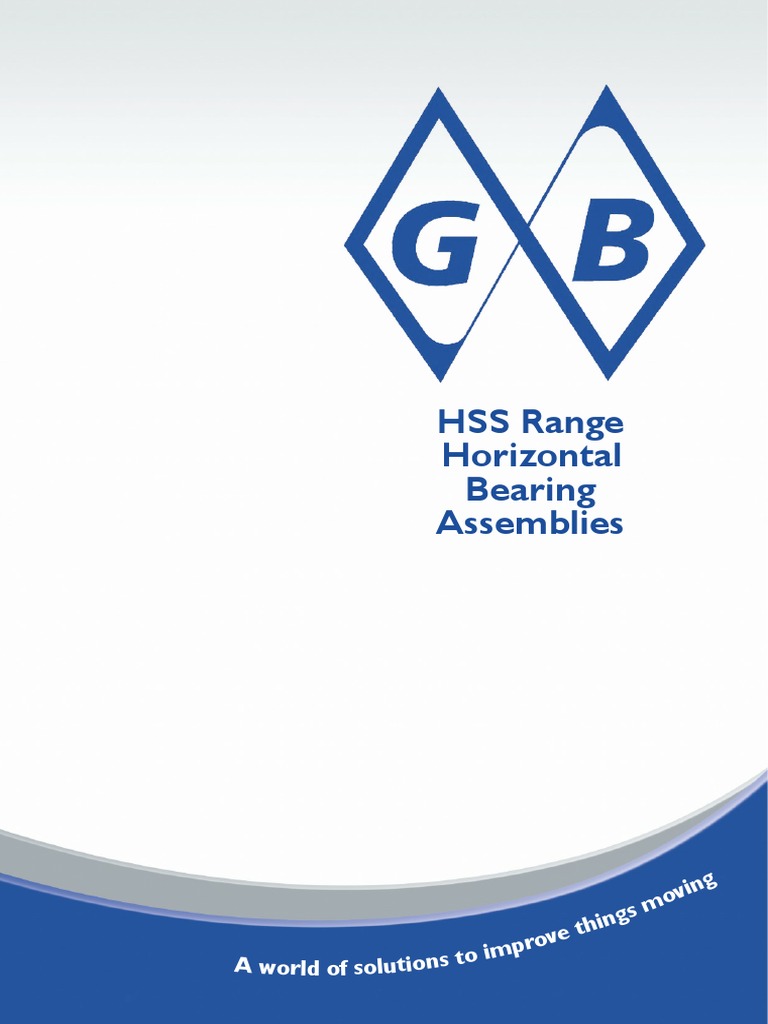 HSS Horizontal Bearing Assemblies Guide | PDF | Bearing (Mechanical ...