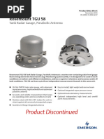 Product Data Sheet Rosemount Tgu 58 Tank Radar Gauge Parabolic Antenna en 182276