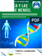 Genetica y Leyes de Mendel Formato Editable