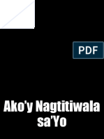 Ako'y Nagtitiwala Sa Iyo