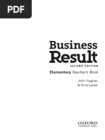 Business Result 2e Elementary Teachers Book