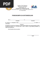 Checklist Toilet Filipino | PDF