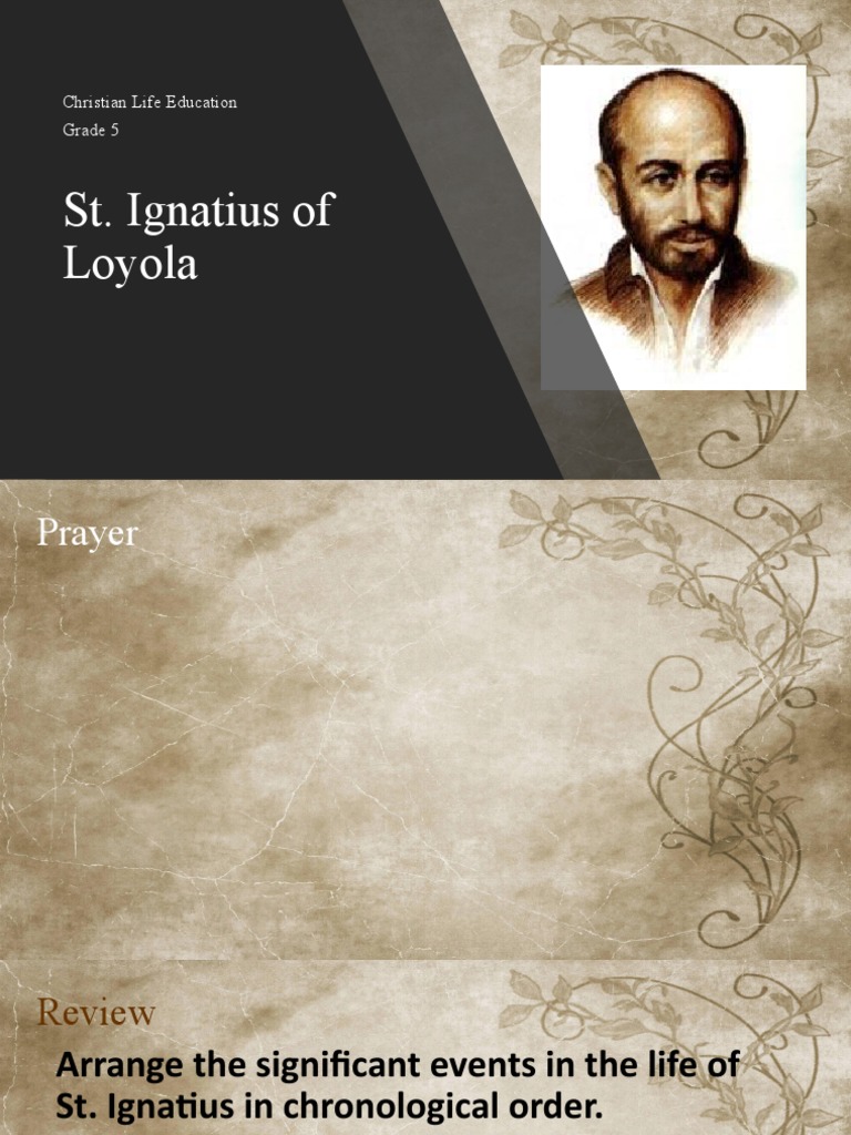 Ignatian Values for Grade 5 Students | PDF | Ignatius Of Loyola ...