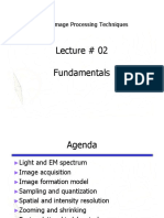 Lecture # 02 Fundamentals: Digital Image Processing Techniques