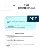 Lks Prinsip Bioteknologi Pangan Membuat Tape