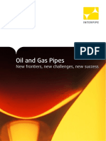 Oil and Gas Pipes: New Frontiers, New Challenges, New Success