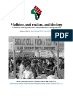 Medicine, Anti-Realism, and Ideology: Variation in Medical Genetics Does Not Show That Race Is Biologically Real