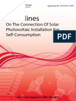 Guidelines on the Connection of Solar Photovoltaic Installation for Self-Consumption-280417
